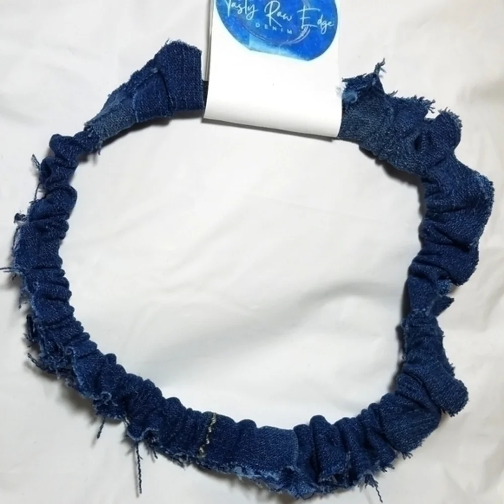 Tasty Raw Edge Denim HEADBANZ 